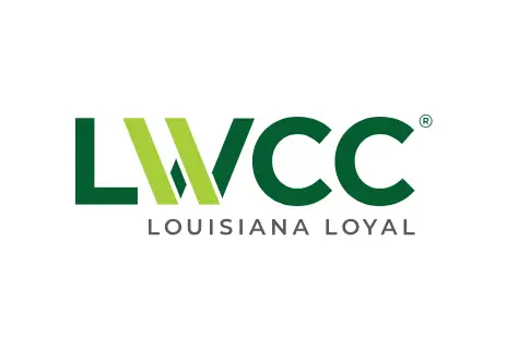 LVCC Louisiana Loyal logo with green and yellow design.